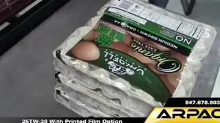 25TW-28 Intermittent Motion Tray Wrapper with Integral Shrink Tunnel
