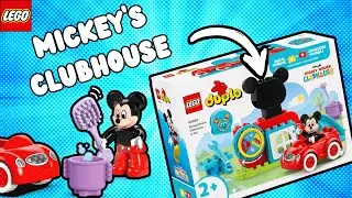 LEGO DUPLO Ep 52: Mickey Mouse Clubhouse & Car 10454 (unboxing & building)