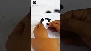 Panda Face | Animal Faces | Kids Video | Paper Art | School Project 🥰🐼💕 #shorts