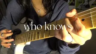 who knows - daniel caesar (guitar cover)