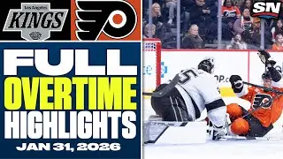 Kings at Flyers | FULL Overtime Highlights - January 31, 2026
