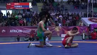 Round 1 GR - 67 kg: S. NASR (TUN) v. B. EL BAHJA (MAR)