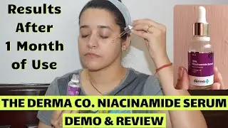 The Derma Co. Niacinamide Serum Demo & Review | How To Use Niacinamide Serum For Acne Pimple Marks