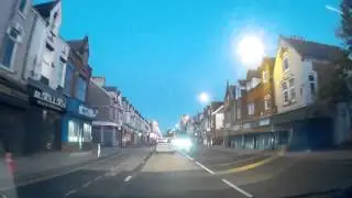 G1W Dash Cam Test - Evening Drive Around Teesside (A19, A66) (30/9/2015)