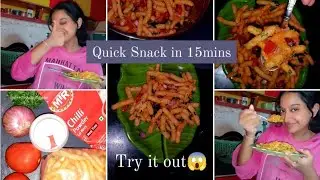 Easy time pass snack recipes in 15mins.. #sheethehungrytraveller #subscribe