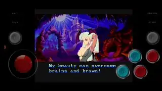 Darkstalkers The Night Warriors Rikuo vs Morrigan Aensland Rikuo &eacute; derrotado por Morrigan Aensland