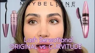 Maybelline Lash Sensational | Curvitude vs. Original | Сравнение и демонстрация