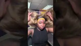 Watch me install a wig on myself #wiginstall #blondehair #hairstylist #customwigs