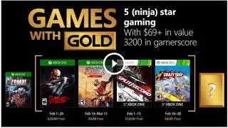 XBOX Live Games with Gold February 2018