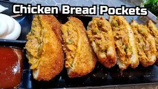 Chicken Bread Pockets Recipe | Iftaar Special Recipe | Ramzan Snacks Recipes