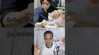 floating water inside a glass ✨😱 #magic #tricks #tutorial #reveal #trending #shorts