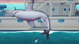Gang Beasts shark attack