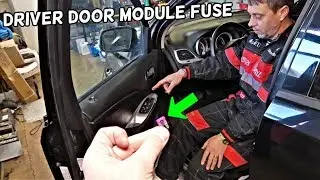 DODGE JOURNEY DRIVER DOOR CONTROL MODULE FUSE REPLACEMENT LOCATION FIAT FREEMONT