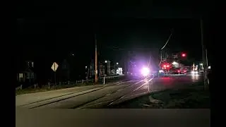 MBTA & Amtrak in North Andover with Great Horns! April 29, 2025