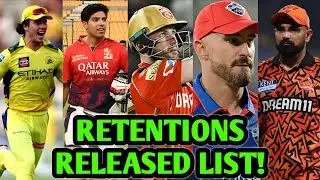 ALL IPL TEAMS RETENTIONS & RELEASED LIST 🚨 IPL 2026 Player Trades | Cricket News Facts