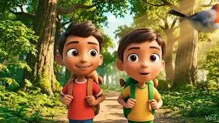 👉 Smart Kids Cartoon Story 🧠 | Moral Learning 3D Animation | Shorts 