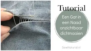 DIY - Een Gat dichtnaaien met een Onzichtbaar Stiksel