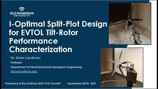 An I-Optimal Split-Plot Design for EVTOL Tilt-Rotor Performance Characterization