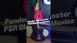 Fender Jazzmaster FSR Blacktop Mexico Original Kondisi Second Good Rp. 9.500.000