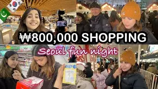 🇰🇷🇵🇰₩800,000 SHOPPING IN KOREA😭💜 #oliveyoung