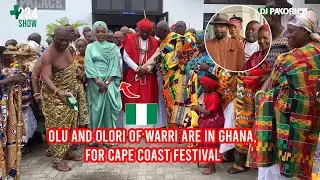 Olu and olori of Warri are in Ghana, and the stage is set for an unforgettable festival celebration.