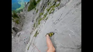 Holzegg CH, Panorama, 6a