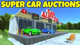 BUYING FIRST SUPER CAR AT AUCTION || Car For Trade Simulator || OneClue Gaming