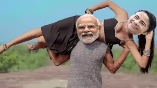 Modi and Mamata Funny Dance | Kesari lal yadav song | Bhojpuri song Dance