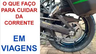 COMO LIMPO E LUBRIFICO A MINHA CORRENTE EM VIAGENS