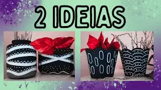 2 IDEIAS DE RECICLAGEM/Artesanato étnico/AFRICAN HOMEDECOR