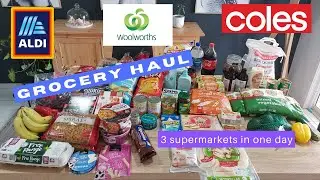 Three Supermarkets Grocery Haul - Shopping The Specials - Buying Australian Made