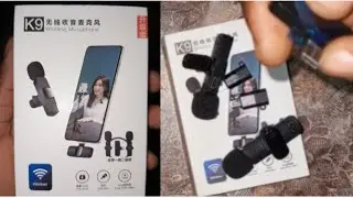 K9 wireless lapel dual microphone honest review and how it works | #mfalh #wirelessmicrophone #k9