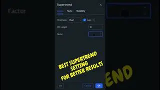 How To Make Supertrend For Better Result | Best Supertrend Setting For Best Result