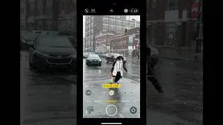 Mobile street Photography with snow background #canada  #montreal  #photography  #video