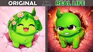 Best TikToks of Incredibox Sprunki: Vineria Breaks the Wall Meme?! 😳 | Original vs Plush Toys