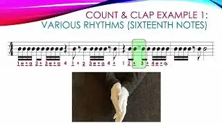 SVJHS Music - Counting and Clapping Part 7 - Sixteenth Notes