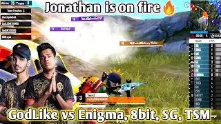 🇮🇳GodLike vs Enigma, 8bit, SG Fight | Jonathan car Spray 🔥