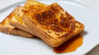 Classic French Toast With Pan [without oven] | easy recipe without cinnamon