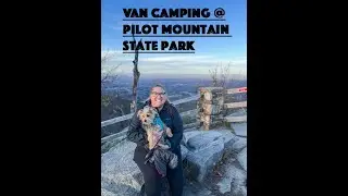 Fall Van Camping at Pilot Mount State Park, NC