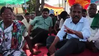 KT Tandel fishermen leader talks on on-going protest against Sagarmala project in Karwar