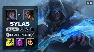 Sylas vs Twisted Fate Mid - KR Challenger - Season 12 Patch 12.6
