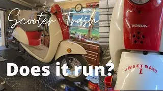 Скутер Honda CHF50 2002 года... мусор или всё-таки поедет? Часть 1
