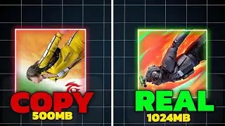500MB VS 1024MB FREE FIRE COPY GAMES ll FREE FIRE MAX 😲🔥