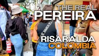 Experience Pereira Like a Local 🇨🇴 | Busy Street Walk in 4K | Calle 26 to Carrera 8 | Busy Day