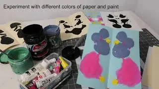 Andy Warhol's Rorschach Painting Technique (Adapted for home use)