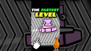 THE FASTEST GEOMETRY DASH LEVEL! #shorts #geometrydash #gd #games