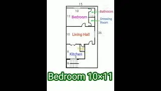 15&times;36 East facing house plan