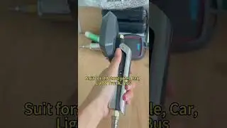 Why not try an LED-based tire pressure gauge?#automobile #automotivetools #tools #diy
