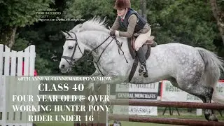 Class Forty Working Hunter Pony Rider Under 16 | 98th Annual Connemara Pony Show