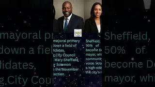 Mary Sheffield vs  Solomon Kinloch Detroit&rsquo;s Historic Mayoral Showdown! # breakingnews#newsupdate